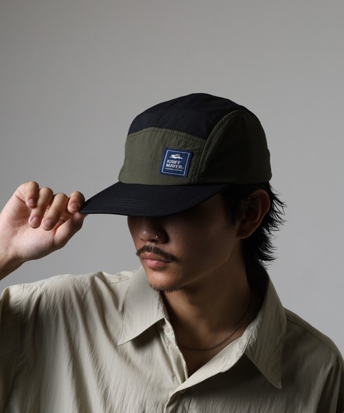 KRIFF MAYER(クリフメイヤー)の「KRIFF MAYER KRIFF MAYER 撥水加工 吸汗速乾 ストレッチ バックル ジェットキャップ 帽子 男女兼用(キャップ・メンズ・ブラウン/ダークグリーン/ブラック・FREE)」の19枚目の写真