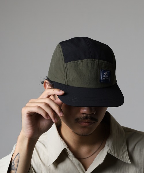 KRIFF MAYER(クリフメイヤー)の「KRIFF MAYER KRIFF MAYER 撥水加工 吸汗速乾 ストレッチ バックル ジェットキャップ 帽子 男女兼用(キャップ・メンズ・ブラウン/ダークグリーン/ブラック・FREE)」の20枚目の写真