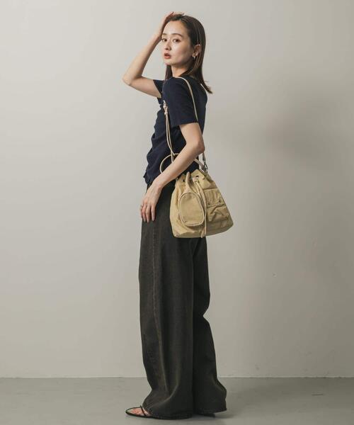 SENSE OF PLACE by URBAN RESEARCH(センスオブプレイスバイアーバンリサーチ)の「撥水2WAYマルチポケットナイロンバッグ(ハンドバッグ・レディース・カーキ/ベージュ/ブラック・ONE)」の22枚目の写真
