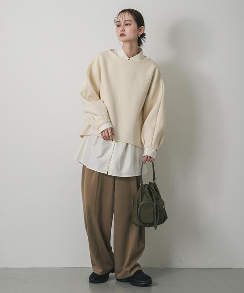 SENSE OF PLACE by URBAN RESEARCH(センスオブプレイスバイアーバンリサーチ)の「撥水2WAYマルチポケットナイロンバッグ(ハンドバッグ・レディース・カーキ/ベージュ/ブラック・ONE)」の14枚目の写真