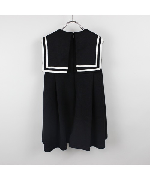 maarook（マルーク）の「ダンボールニットセーラージャンパースカート（ジャンパースカート・キッズ・ブラック・140cm/150cm/160cm）」の8枚目の写真