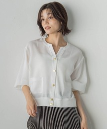 ドロワットロートレアモン ガウンコート オフホワイト　ショールカラー　白 ドロワットロートレアモン ガウンコート オフホワイト ショール