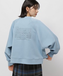 ライトダンボール刺繍プルオーバー