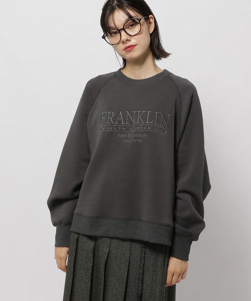 セール】ライトダンボール刺繍プルオーバー（スウェット）｜niko and