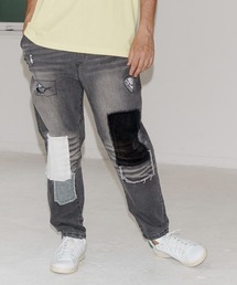 mp14084-patched denim pants デニムパンツ(NR25W-06)