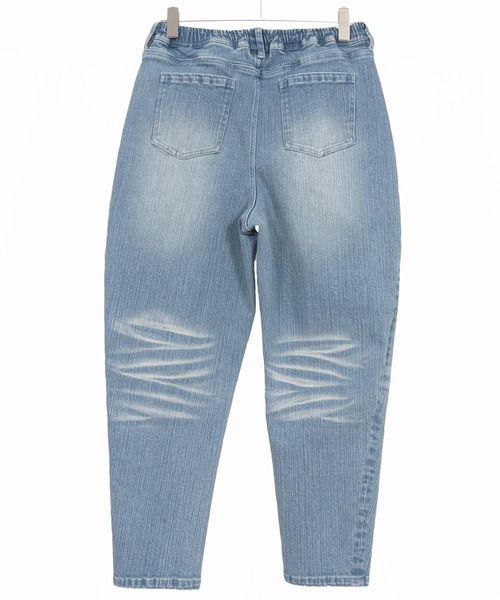 No Rain No Rainbow(ノーレインノーレインボー)の「mp14084-patched denim pants デニムパンツ(NR25W-06)(デニムパンツ・メンズ・ブラック系その他/ライトインディゴブルー・S/M/L/XL)」の22枚目の写真