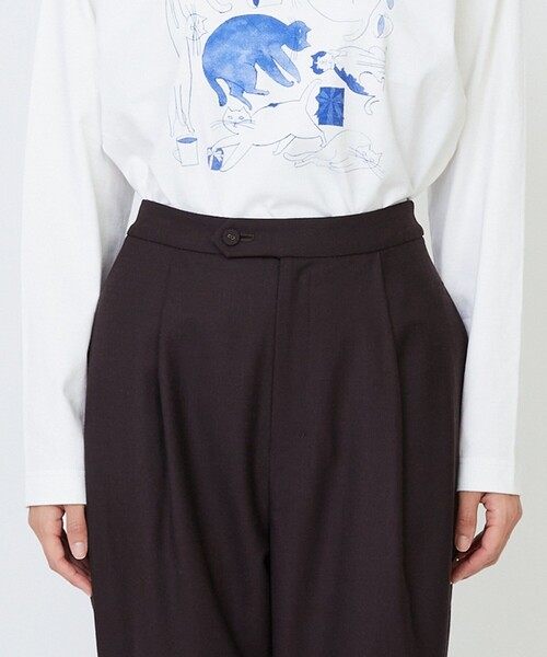 LOISIR(ロワズィール)の「ウール混ツイルストレッチジョッパーズパンツ(その他パンツ・レディース・ブラウン/ブラック/グレー・40/38)」の6枚目の写真