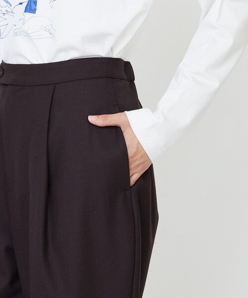 LOISIR(ロワズィール)の「ウール混ツイルストレッチジョッパーズパンツ(その他パンツ・レディース・ブラウン/ブラック/グレー・40/38)」の8枚目の写真