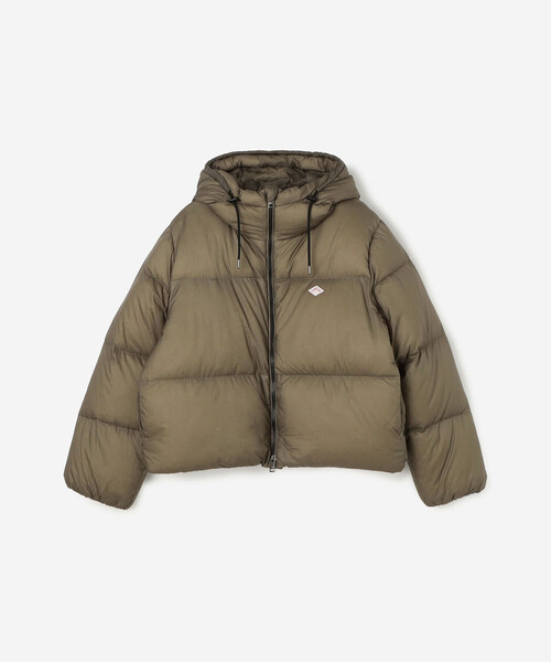 DANTON | ナイロンリップストップ ダウンフードジャケット WOMEN