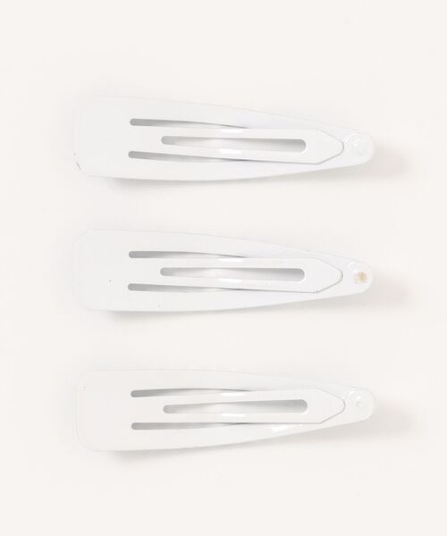 VIBGYOR Women（ヴィブジョー　ウィメン）の「【urge select】ギンガムチェック ぷっくり パッチンピン【3個セット/6色展開】（バレッタ/ヘアクリップ・レディース・イエロー/パープル/ネイビー/レッド/ピンク/グリーン・FREE）」の9枚目の写真