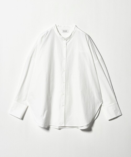 MARW UNITED ARROWS(マルゥ ユナイテッドアローズ)の「<MARW UNITED ARROWS>ブロード スタンド カラー シャツ(シャツ/ブラウス・レディース・ホワイト・FREE)」の10枚目の写真