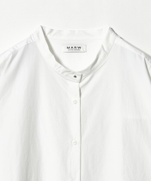 MARW UNITED ARROWS(マルゥ ユナイテッドアローズ)の「<MARW UNITED ARROWS>ブロード スタンド カラー シャツ(シャツ/ブラウス・レディース・ホワイト・FREE)」の12枚目の写真