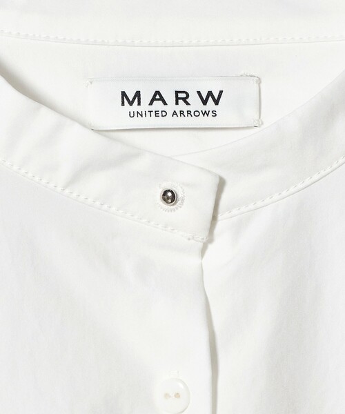 MARW UNITED ARROWS(マルゥ ユナイテッドアローズ)の「<MARW UNITED ARROWS>ブロード スタンド カラー シャツ(シャツ/ブラウス・レディース・ホワイト・FREE)」の15枚目の写真