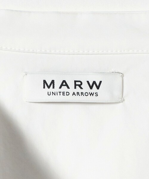 MARW UNITED ARROWS(マルゥ ユナイテッドアローズ)の「<MARW UNITED ARROWS>ブロード スタンド カラー シャツ(シャツ/ブラウス・レディース・ホワイト・FREE)」の17枚目の写真