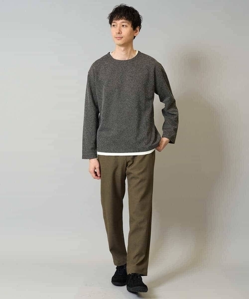 a.v.v（アーヴェヴェ）の「【イージーケア/シワになりにくい】セミルーズパンツ 秋リライト【洗濯機で洗える/ストレッチ】（その他パンツ・メンズ・ライトブラウン/チャコールグレー/ネイビー・46/44/48/50）」の8枚目の写真
