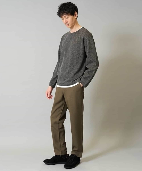 a.v.v（アーヴェヴェ）の「【イージーケア/シワになりにくい】セミルーズパンツ 秋リライト【洗濯機で洗える/ストレッチ】（その他パンツ・メンズ・ライトブラウン/チャコールグレー/ネイビー・46/44/48/50）」の9枚目の写真