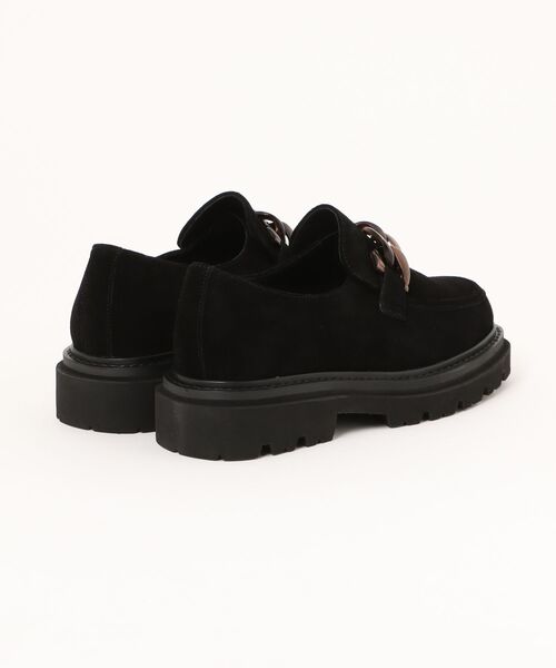 inter-chaussures(インターショシュール)の「【INTER-CHAUSSURES】撥水厚底チェーンローファー(I51615)(ローファー・レディース・ダークブラウン/ブラック/ブラック系その他2/ブラック系その他・36/37/38/35/39)」の5枚目の写真