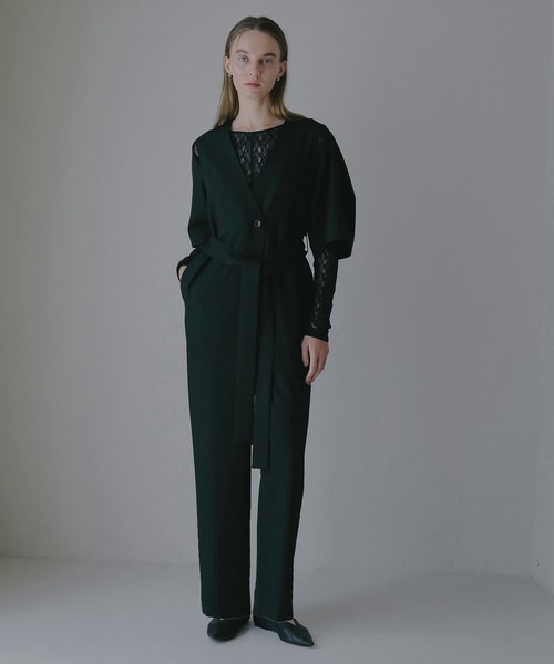 セール】SLIT HALF SLEEVE ALL IN ONE（つなぎ/オールインワン