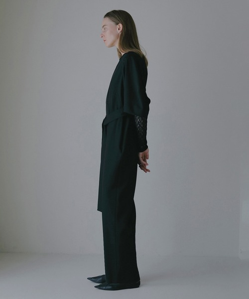 セール】SLIT HALF SLEEVE ALL IN ONE（つなぎ/オールインワン