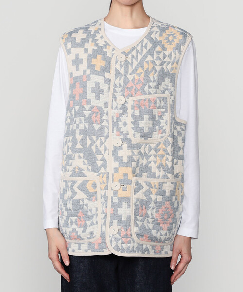 PENDLETON(ペンドルトン)の「PENDLETON | コットン キルティングベスト WOMEN(その他アウター・レディース・ブルー系その他・F)」の19枚目の写真