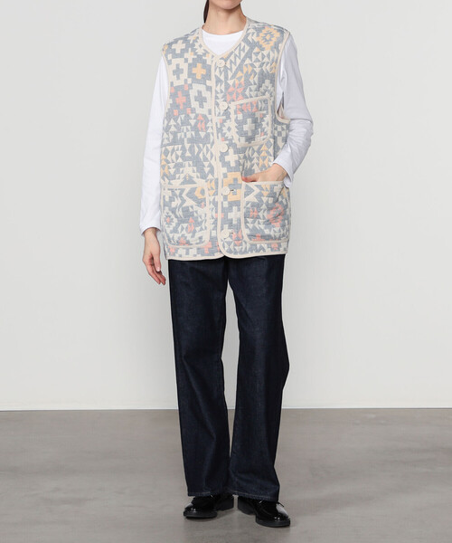 PENDLETON(ペンドルトン)の「PENDLETON | コットン キルティングベスト WOMEN(その他アウター・レディース・ブルー系その他・F)」の6枚目の写真