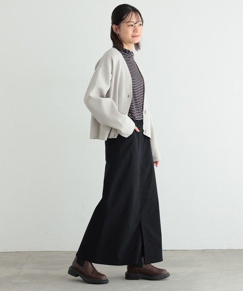 n'OrLABEL（ノアールレーベル）の「【機能素材】『ストレッチナロースカート』（スカート・レディース・カーキ/ブラック/ベージュ・S～Ｍ/3L/L～LL）」の12枚目の写真