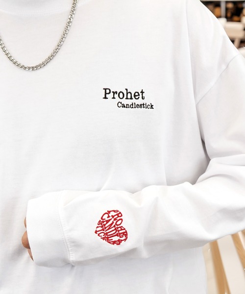 L'atelier(ラトリエ)の「刺繍 ロゴ 長袖 Tシャツ ハート グラフィック ロンT ヘビーウェイト(Tシャツ/カットソー・メンズ・ブラック系その他2/ホワイト系その他2/ブラック系2・L/M)」の12枚目の写真