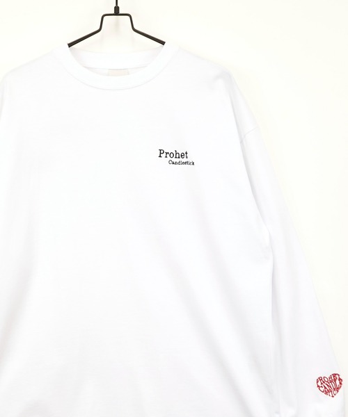 L'atelier(ラトリエ)の「刺繍 ロゴ 長袖 Tシャツ ハート グラフィック ロンT ヘビーウェイト(Tシャツ/カットソー・メンズ・ブラック系その他2/ホワイト系その他2/ブラック系2・L/M)」の10枚目の写真