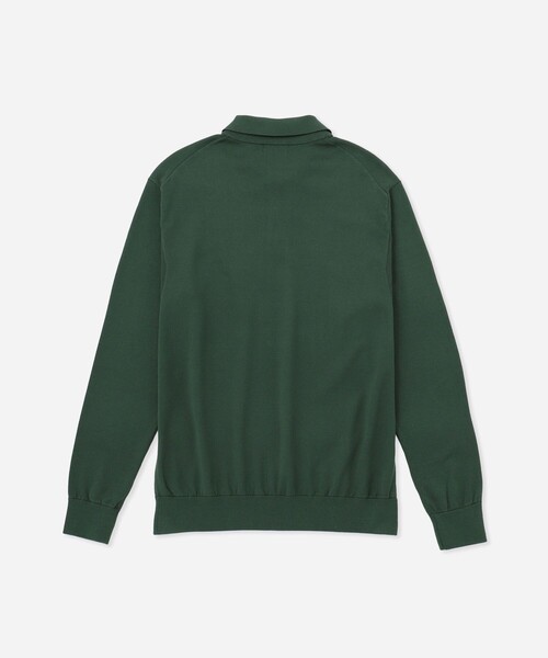 Saturdays Golf(サタデーズゴルフ)の「LS Knit Polo(ポロシャツ・メンズ・グリーン/ブラック・L/M/S/XL)」の10枚目の写真