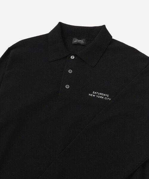 Saturdays Golf(サタデーズゴルフ)の「LS Knit Polo(ポロシャツ・メンズ・グリーン/ブラック・L/M/S/XL)」の11枚目の写真
