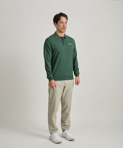 Saturdays Golf(サタデーズゴルフ)の「LS Knit Polo(ポロシャツ・メンズ・グリーン/ブラック・L/M/S/XL)」の5枚目の写真