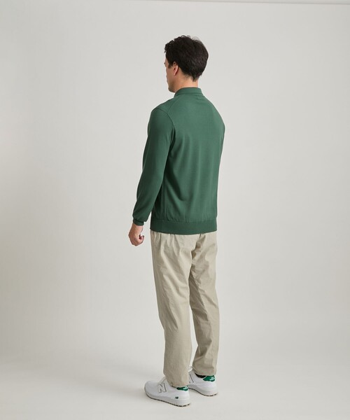 Saturdays Golf(サタデーズゴルフ)の「LS Knit Polo(ポロシャツ・メンズ・グリーン/ブラック・L/M/S/XL)」の6枚目の写真