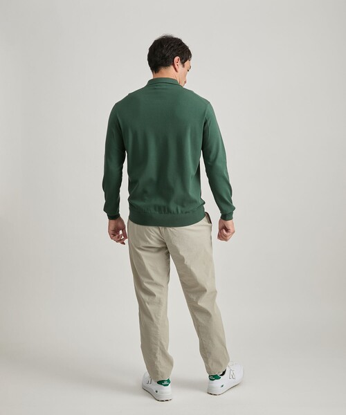 Saturdays Golf(サタデーズゴルフ)の「LS Knit Polo(ポロシャツ・メンズ・グリーン/ブラック・L/M/S/XL)」の8枚目の写真