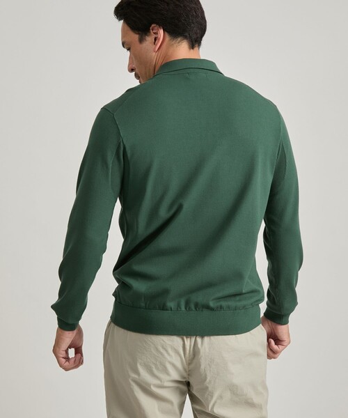 Saturdays Golf(サタデーズゴルフ)の「LS Knit Polo(ポロシャツ・メンズ・グリーン/ブラック・L/M/S/XL)」の3枚目の写真