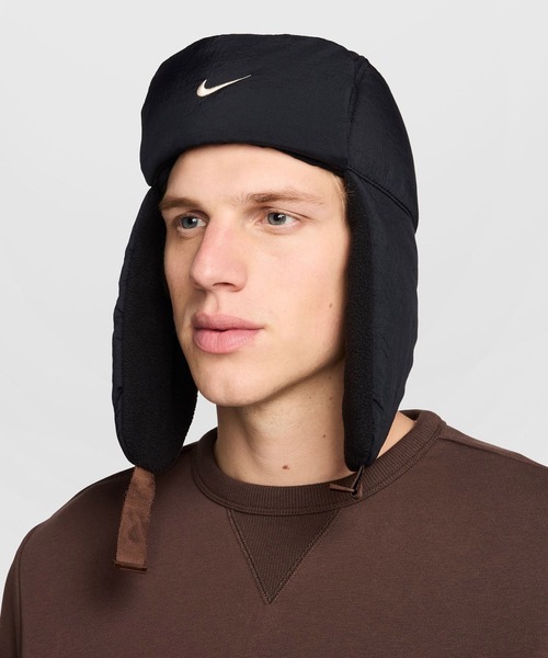 NIKE(ナイキ)の「NIKE U NK FLY CAP PUFFER TRAPPER L / ナイキ フライ キャップ パファー トラッパー L 【SP】(キャップ・メンズ・ブラック・M/L)」の2枚目の写真