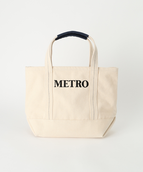 B.C STOCK（ベーセーストック）の「MCL/エムシーエル 別注 ロゴトートBAG（ショルダーバッグ・レディース・ブラック/ホワイト・FREE）」の2枚目の写真