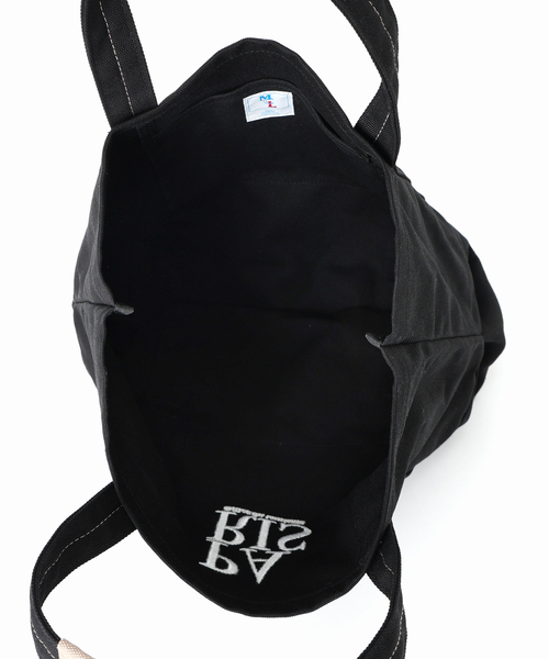 B.C STOCK（ベーセーストック）の「MCL/エムシーエル 別注 ロゴトートBAG（ショルダーバッグ・レディース・ブラック/ホワイト・FREE）」の7枚目の写真