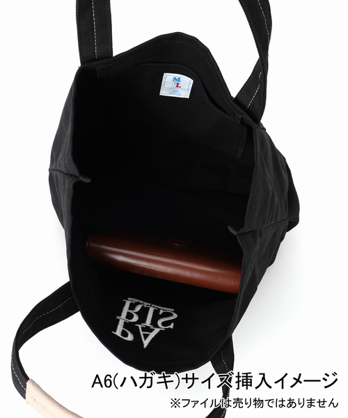 B.C STOCK（ベーセーストック）の「MCL/エムシーエル 別注 ロゴトートBAG（ショルダーバッグ・レディース・ブラック/ホワイト・FREE）」の8枚目の写真