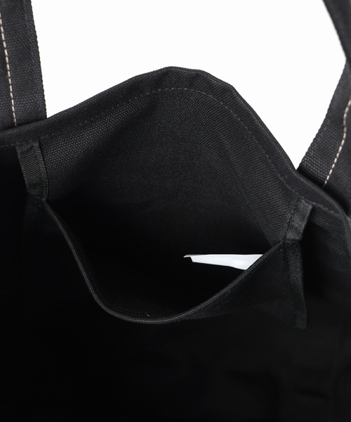 B.C STOCK（ベーセーストック）の「MCL/エムシーエル 別注 ロゴトートBAG（ショルダーバッグ・レディース・ブラック/ホワイト・FREE）」の9枚目の写真