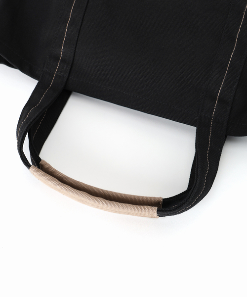 B.C STOCK（ベーセーストック）の「MCL/エムシーエル 別注 ロゴトートBAG（ショルダーバッグ・レディース・ブラック/ホワイト・FREE）」の10枚目の写真