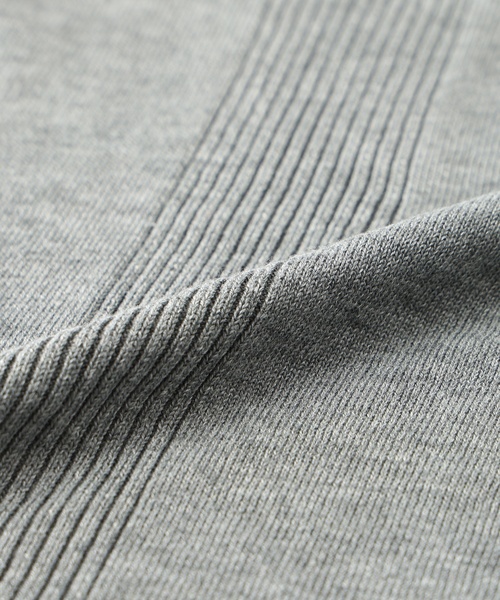 DECOY SINCE 1981（デコイシンスイチキュウハチイチ）の「ニットベスト【大きいサイズあり】（カーディガン/ボレロ・レディース・オレンジ/ネイビー/グレー・M/L/LL/3L/4L）」の7枚目の写真