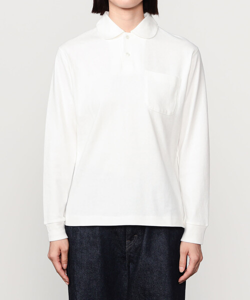 ANATOMICA（アナトミカ）の「ANATOMICA | BESSIE PULLOVER WOMEN（ポロシャツ・レディース・ホワイト/ブラック・ONE）」の5枚目の写真