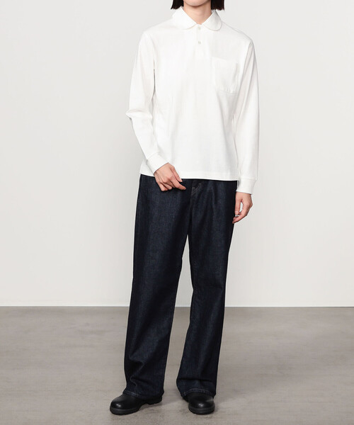 ANATOMICA（アナトミカ）の「ANATOMICA | BESSIE PULLOVER WOMEN（ポロシャツ・レディース・ホワイト/ブラック・ONE）」の8枚目の写真