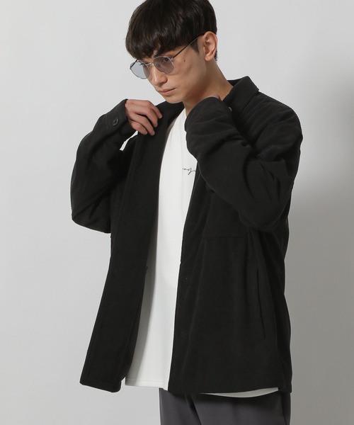 LAKOLE（ラコレ）の「【セットアップ可】コーデュロイCPOシャツ / 590561（シャツ/ブラウス・メンズ・ブラック/オリーブ/サンドグレー/ブラウン・LARGE/MEDIUM）」の6枚目の写真