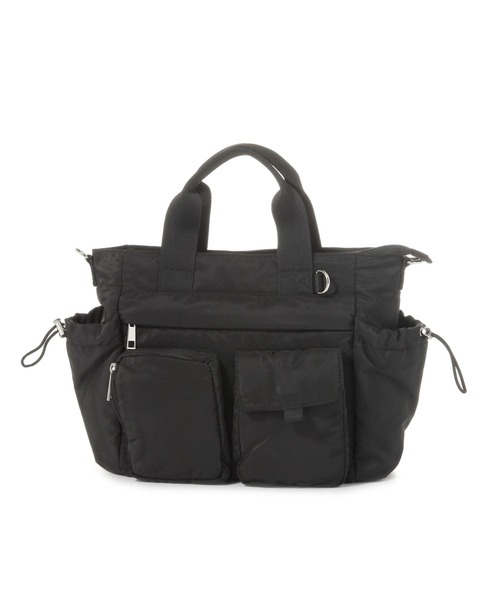 LAKOLE（ラコレ）の「マルチポケット2WAYトートバッグ / 593305（トートバッグ・レディース・ブラウン/オフホワイト/ブラック/ライトグレー・FREE）」の21枚目の写真