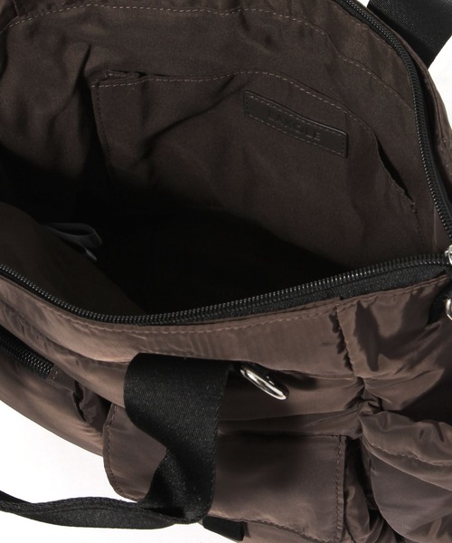 LAKOLE（ラコレ）の「マルチポケット2WAYトートバッグ / 593305（トートバッグ・レディース・ブラウン/オフホワイト/ブラック/ライトグレー・FREE）」の5枚目の写真