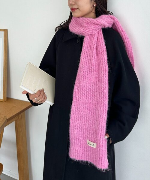 カラーニットマフラー（マフラー）｜DISCOAT（ディスコート）の