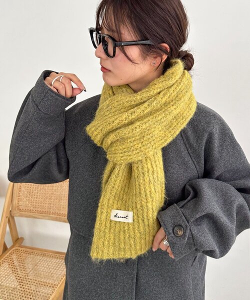 セール】カラーニットマフラー（マフラー）｜DISCOAT（ディスコート