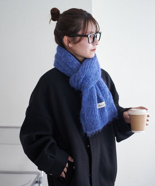 セール】カラーニットマフラー（マフラー）｜DISCOAT（ディスコート