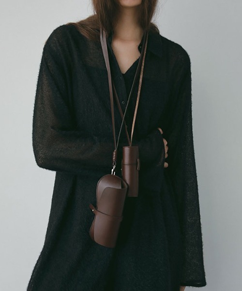 ETRE TOKYO(エトレトウキョウ)の「ブラッシュドチュールオールインワン(つなぎ/オールインワン・レディース・ブラック/オフホワイト・S/M)」の10枚目の写真